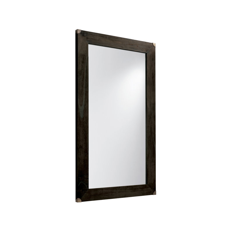 Moycor Wood Rectangle Wall Mirror Wayfair.co.uk